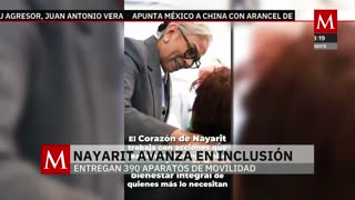 Nayarit avanza en inclusión; entregan 390 aparatos de movilidad