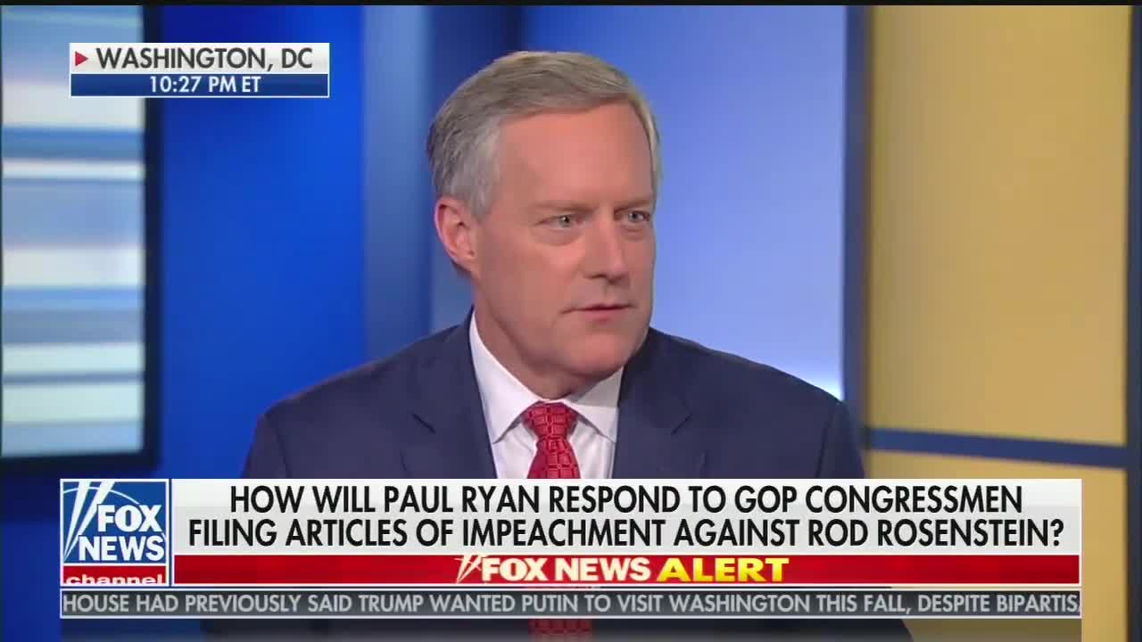 Meadows — We Don't Need Ryan To Impeach Rod Rosenstein