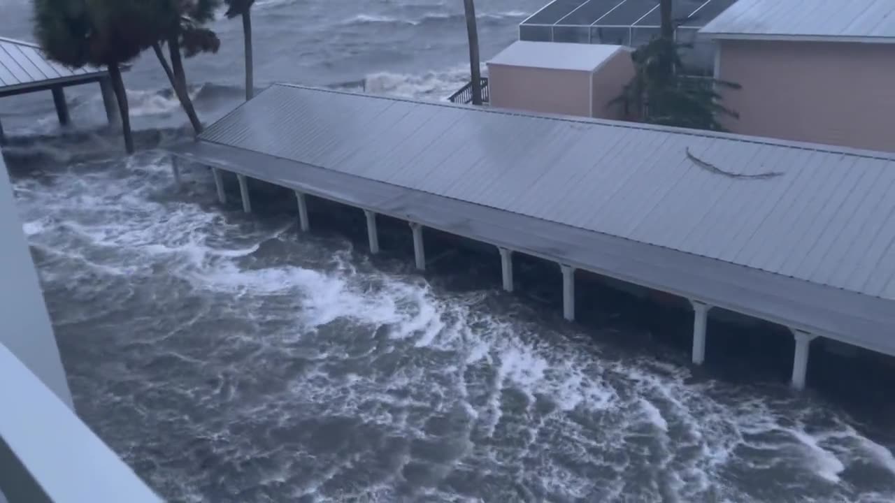 Massive storm surge as Idalia nears landfall in Florida.