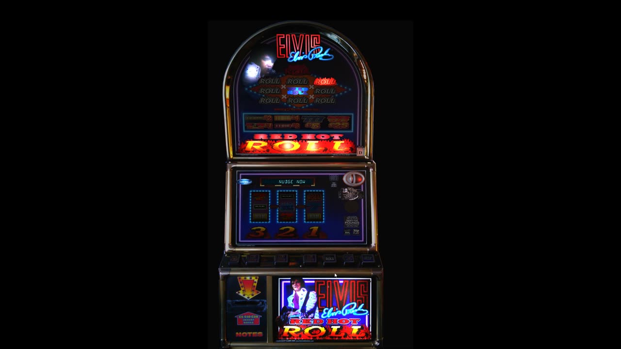 Elvis Red Hot Roll £25 Jackpot Barcrest Fruit Machine Emulation