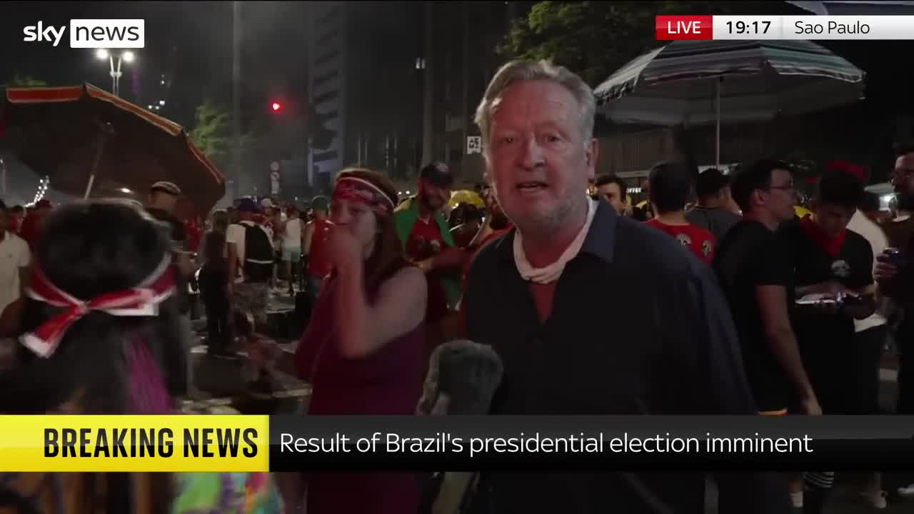 Lula supporters jubilant in Sao Paulo as they smell victory