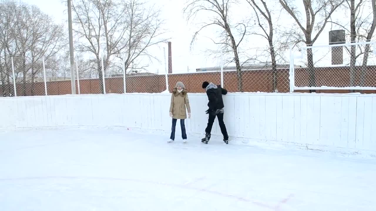 First Ice-skating in Russia