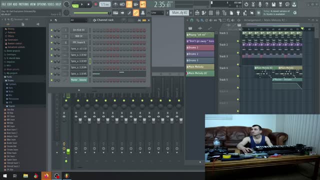 Day #18 - Making music live everyday for a year - Music and Conversation Podcast, come chat!