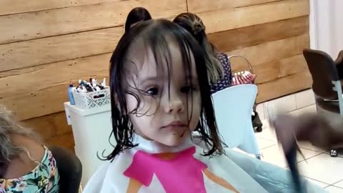 My first haircut. Go ballerina. 💃