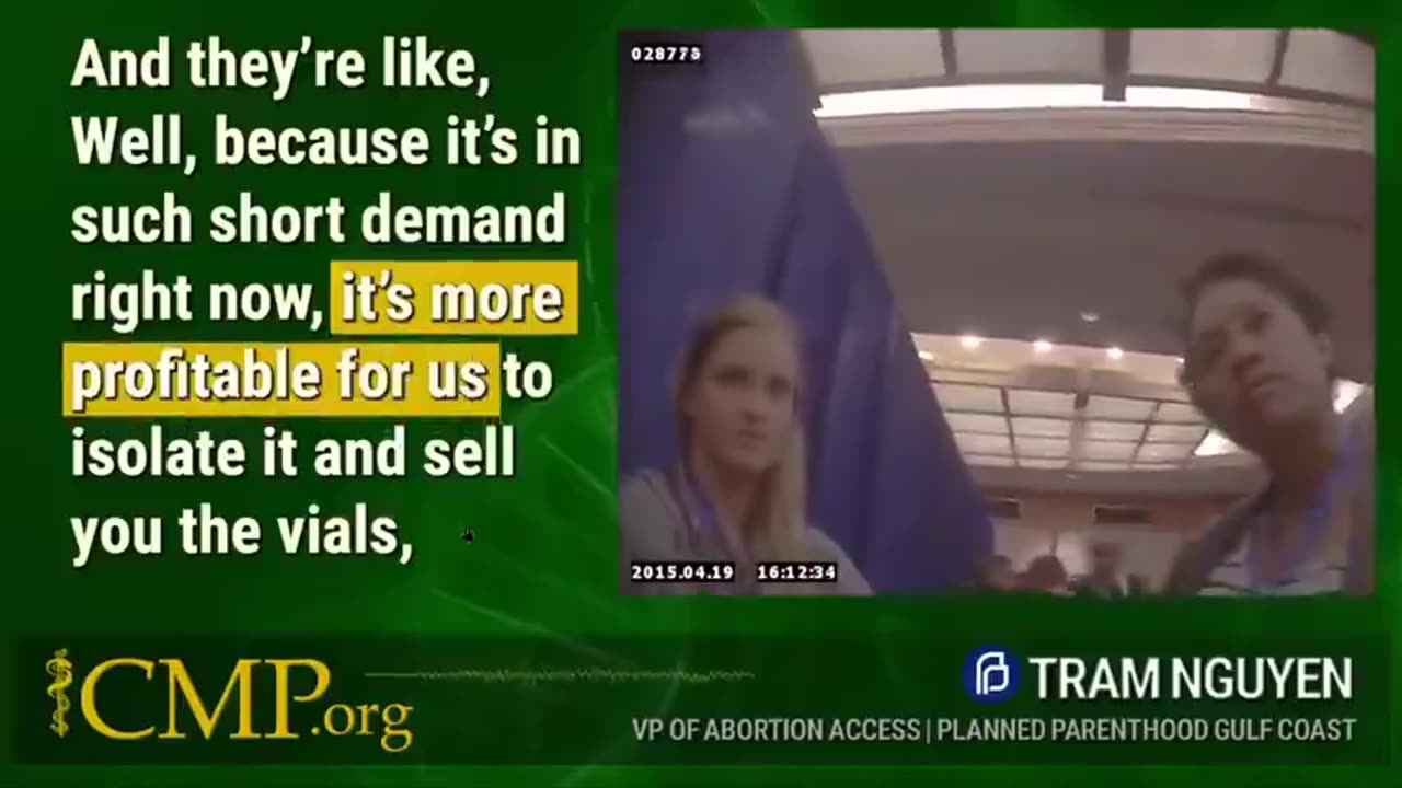 ABORTION - JUST A FANCY NAME FOR MURDER - THEY SELL THE BABY PARTS ON THE BLACK MARKET! BUSTED!