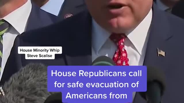 House Republicans call for safe evacuation of Americans from Afghanistan