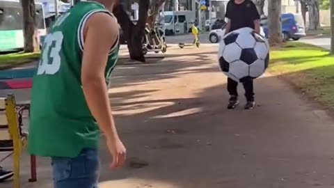 Last Guy 🤾‍♂️BEST Huge Ball Reactions!