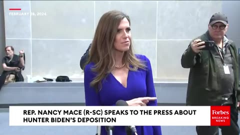 JUST IN: Nancy Mace Provides Update On Hunter Biden's Testimony: 'Defiant And Dishonest