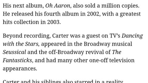 Breaking news Aaron Carter passes away