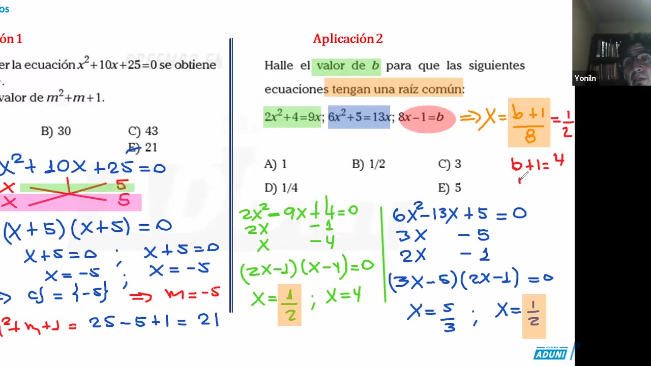 ANUAL ADUNI 2023 | REFORZAMIENTO 01 | ÁLGEBRA