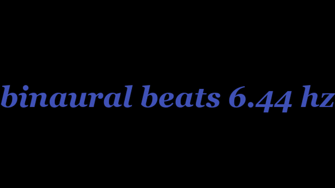 binaural_beats_6.44hz_BinauralDeepFocus AudioSpherePeacefulMeditation BinauralMeditative