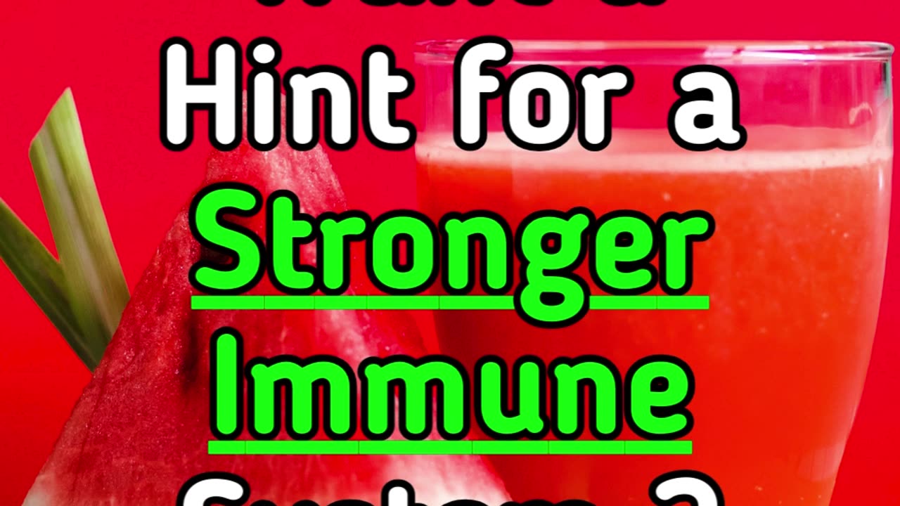 Want a Hint for a Stronger Immune System ?