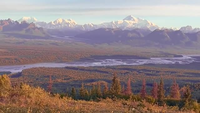 POV you wake up next to the biggest mountain on the North American Continent