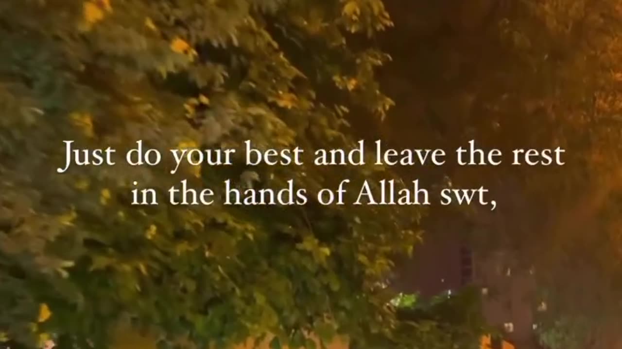 Only Allah Knows..