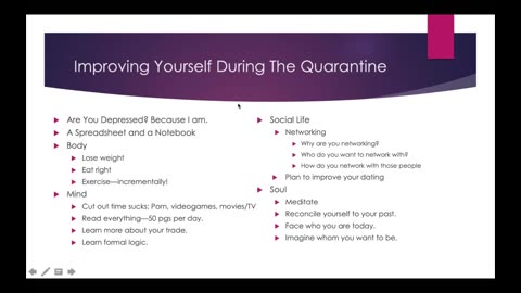 Weekly Webinar #6_ Improving Yourself During The Quarantine