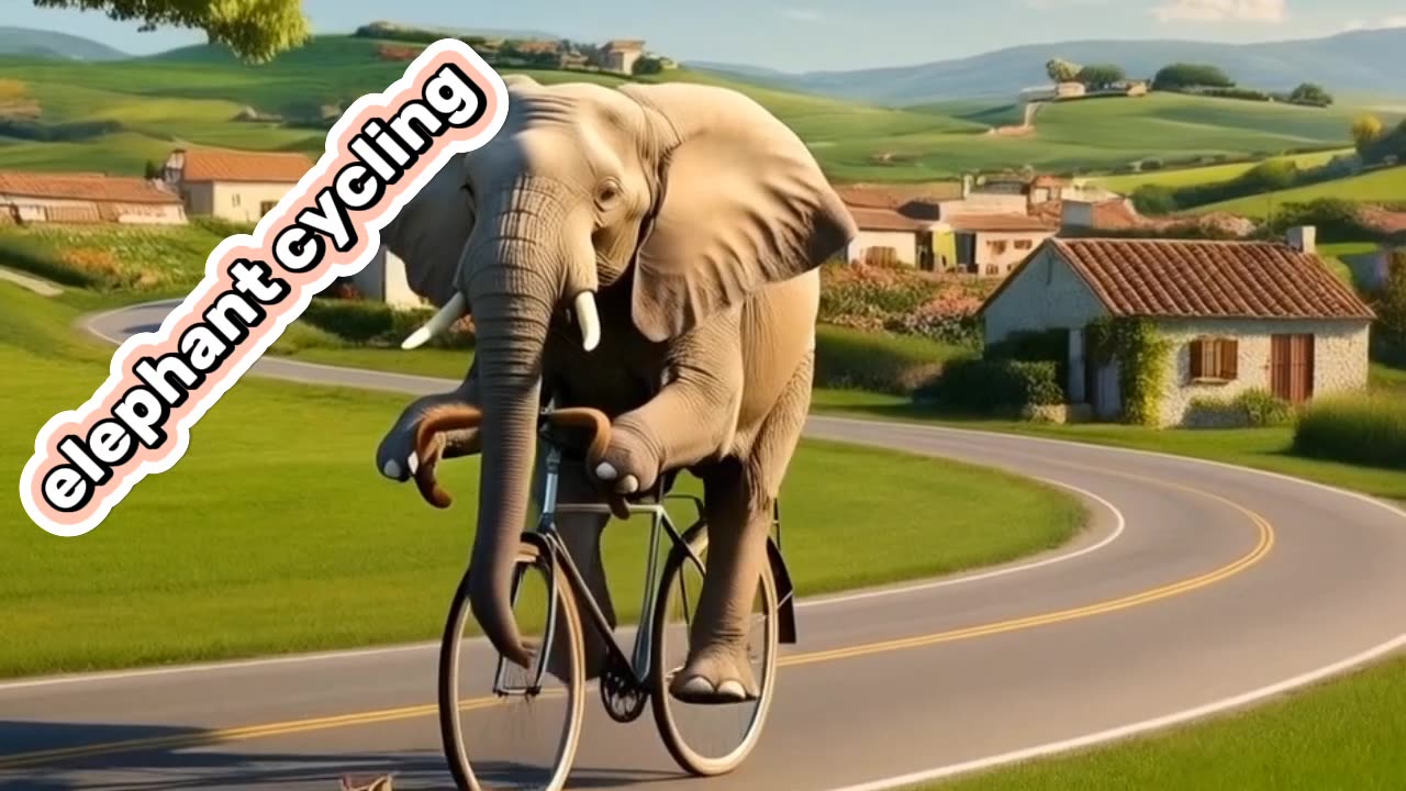 Elephant cycling 🐘