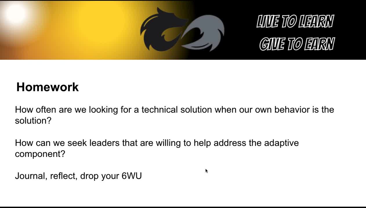 The Adaptive Dilemma Series Part 3 of 3 - Adaptive v Technical Problems
