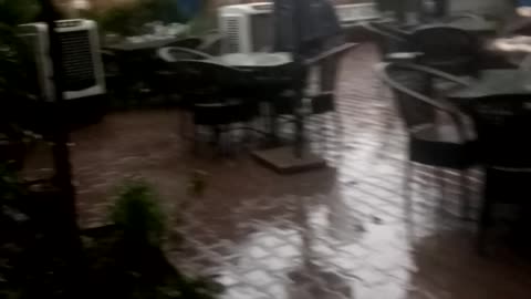 Beautiful rain and nice weather