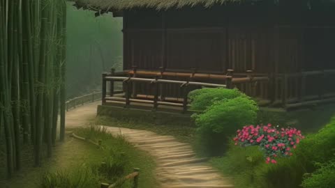 Raining the natural beauty