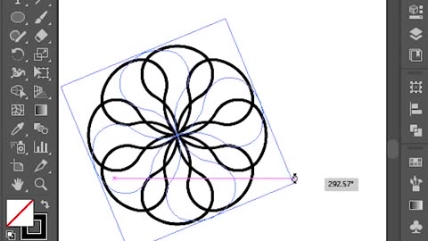 Circle line art adobe illustrator #adobeillustrator #gfxtrainer #illustratorcc #adobesoftware #vecto