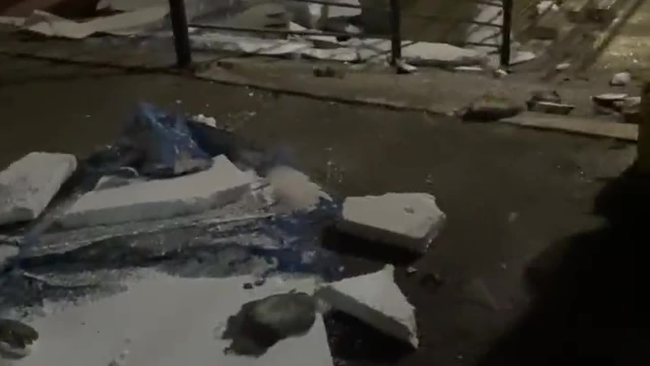 Intense Wind is Shredding High-Rise Buildings in Sevastopol, Crimea