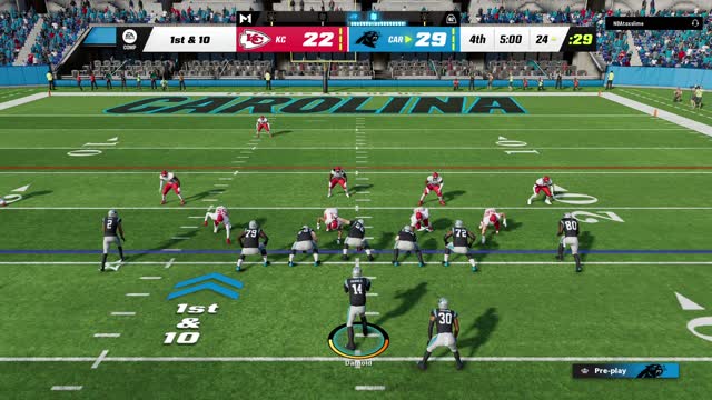 Online Game: I had Panthers they had Chiefs. I beat Mahomes and made them quit.