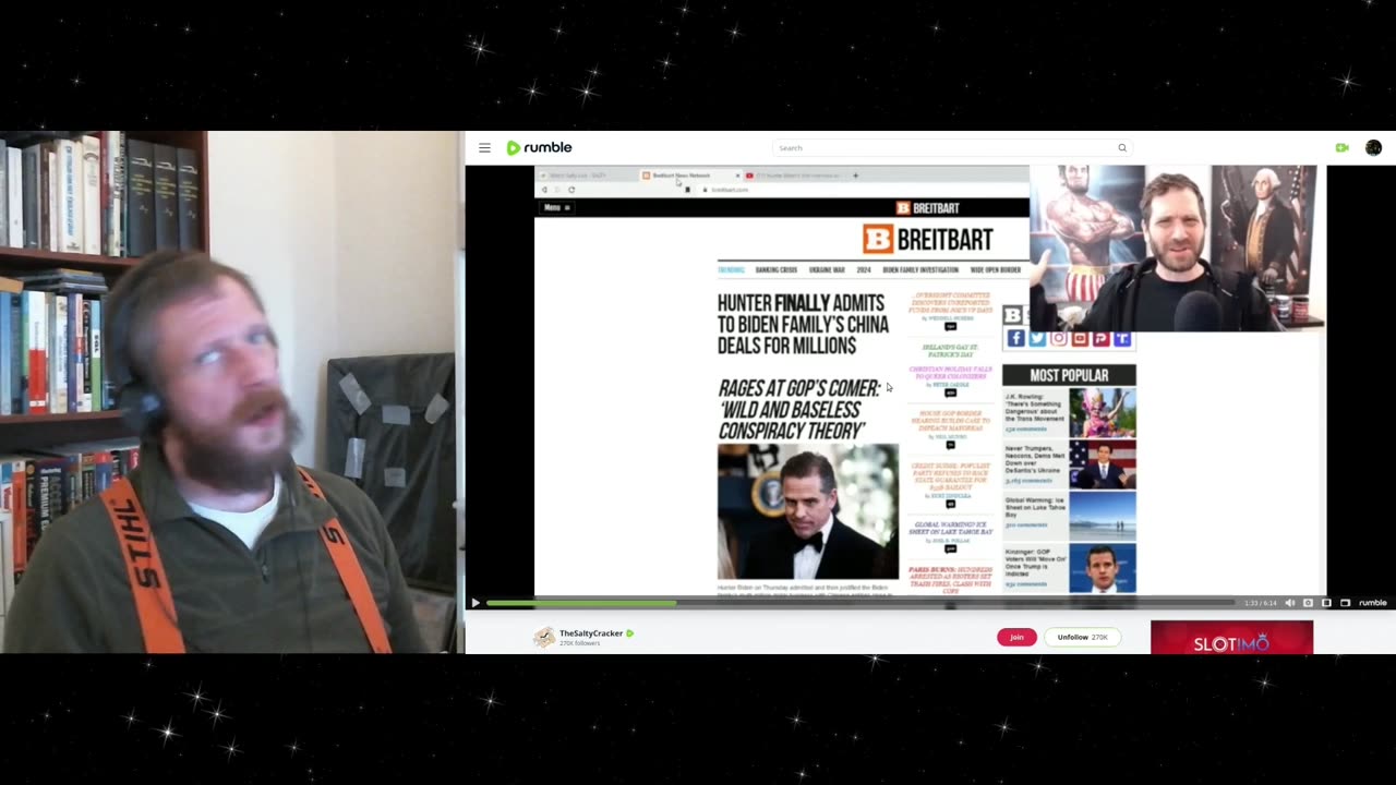 Pizza and crackhead Biden [reaction]