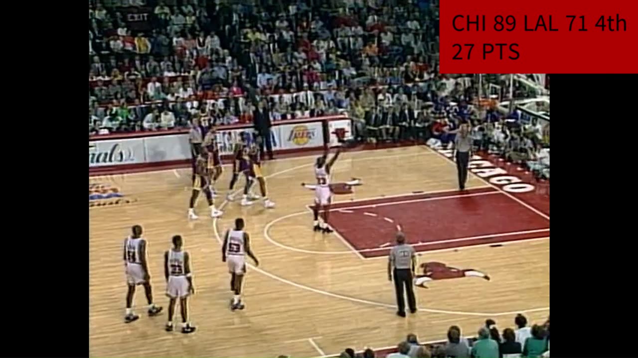 1991 NBA Finals Game 2 Michael Jordan 33 PTS