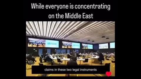 Look here not here, WHO in secret to control ..