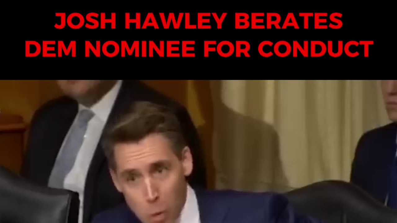 Josh Hawley does not like being Lied to!