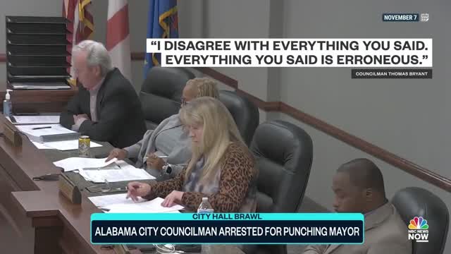 Watch: Alabama City Councilman Punches Mayor