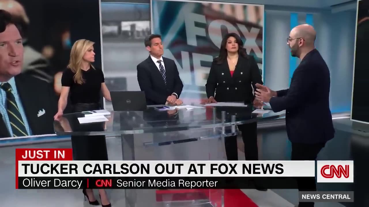 Tucker Carlson out at Fox News...