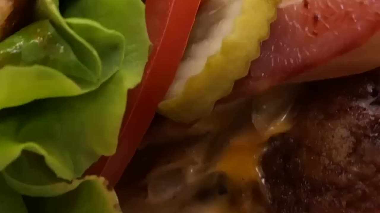 Korean Bacon Cheeseburger Overload - Korean Street Food