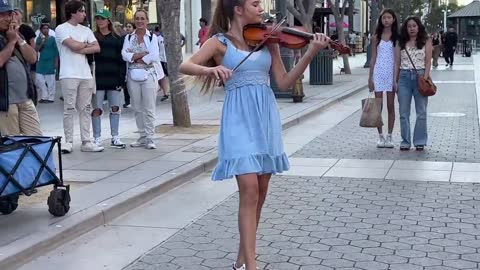 SHE PLAYS LIKE AN ANGEL Stand By Me - Karolina Protsenko - Violin Cover