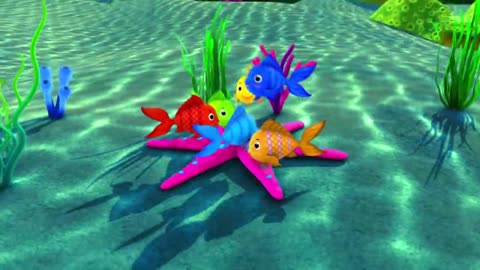 Numbers Song _ Counting Fish _ Nursery Rhymes _ Original Song By LittleBabyBum!
