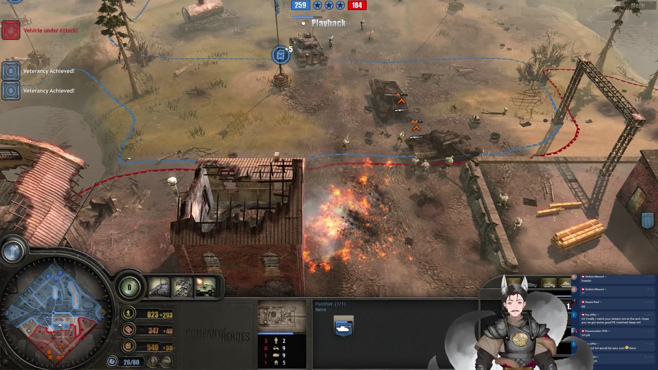 Live Casting Replays || Company of Heroes 1