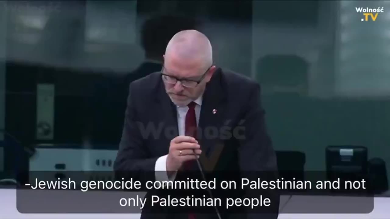 Grzegorz Braun MEP: You Give Jews A License To Kill Anybody If They Cry 'Anti-Semitism'