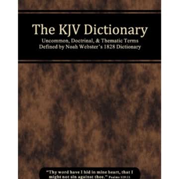 King James Version Dictionary Paperback