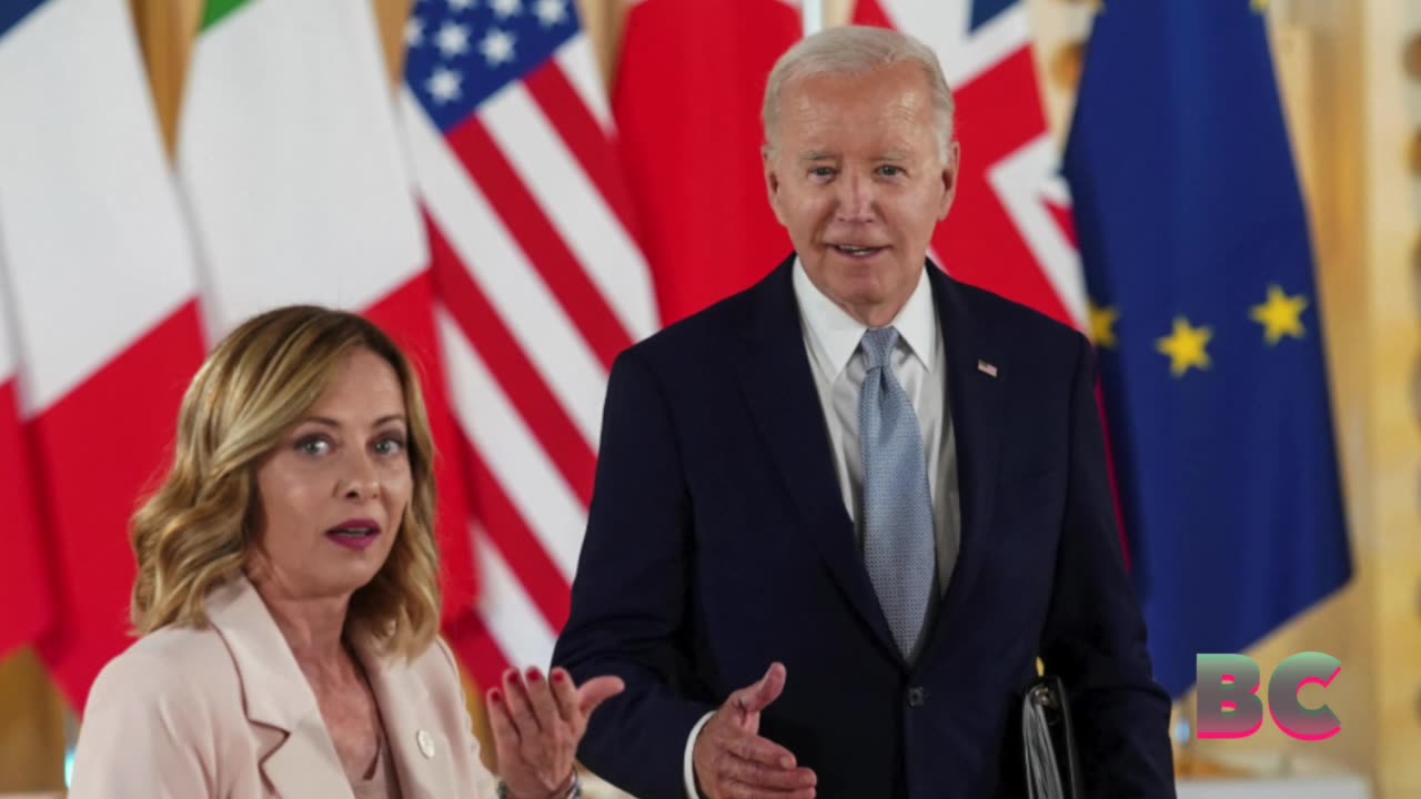 Biden to visit Italian PM Giorgia Meloni in final days of his presidency