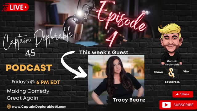 BEANZ! Tracy Beanz joins the Captain Deplorable 45 Podcast E4