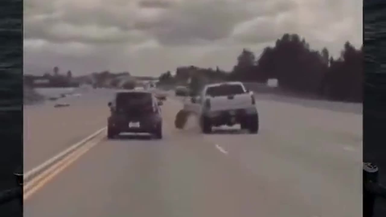 jumping car around the toll road