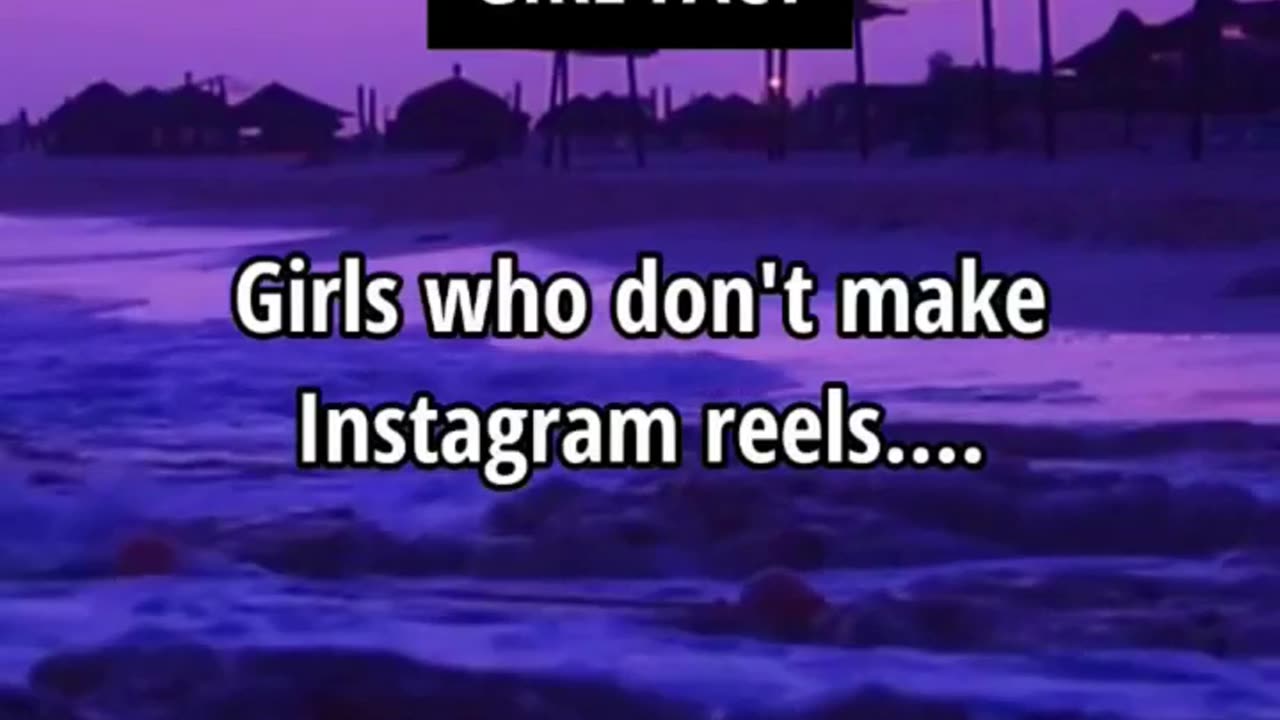 Girls Who don't make reels...#shorts