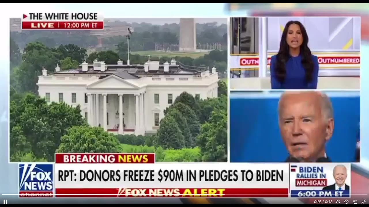 🚨BREAKING: Các nhà tài trợ lớn của đảng Dân chủ ủng hộ Biden đã đóng băng 90 triệu đô la quyên góp