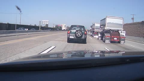 Van Loses Control and Flips on Highway