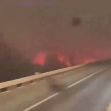 Texas Wildfire Footage