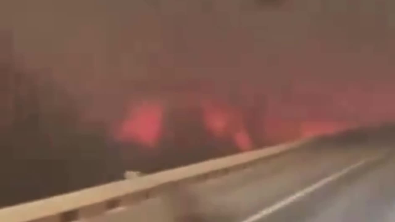 Texas Wildfire Footage