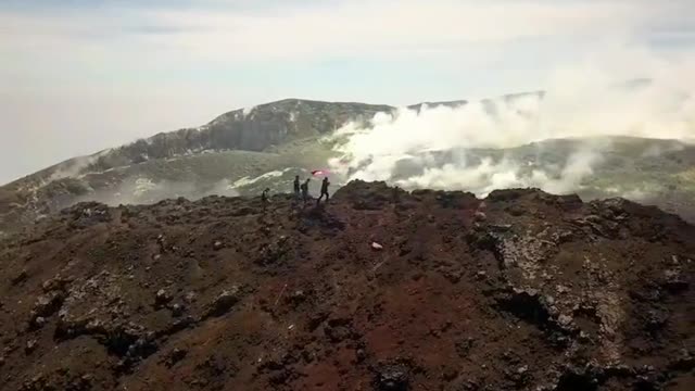 one of the highest mountains in Indonesia