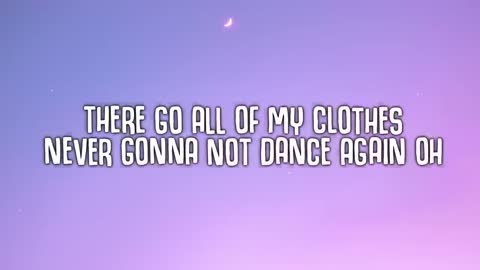 P!NK - Never Gonna Not Dance Again (Lyrics)