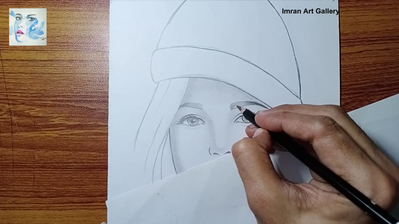 How to draw a girl for beginners step by step | Pencil Sketching