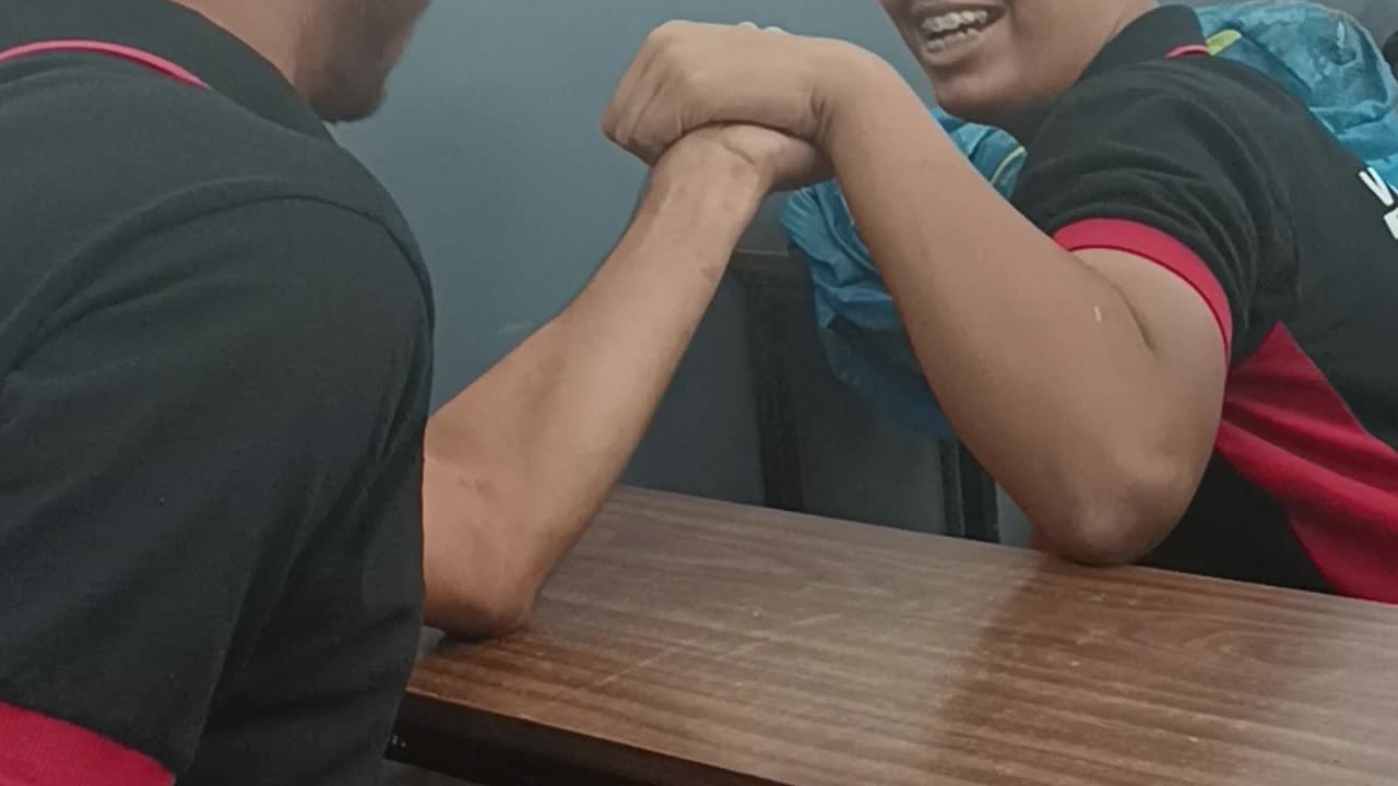 Masti in classroom Funny video and arm wrestling